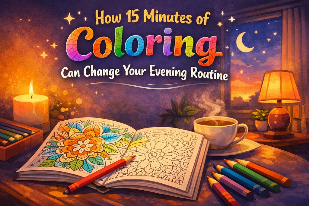 How 15 Minutes of Coloring Can Change Your Evening Routine