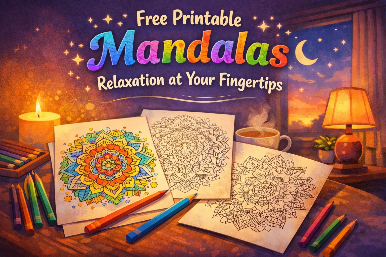 Free Printable Mandalas Relaxation at Your Fingertips